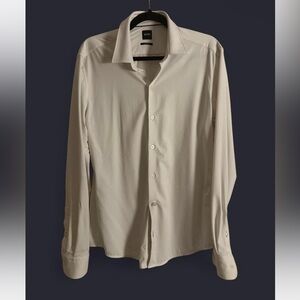 Boss Men's Elegant White Dress Shirt